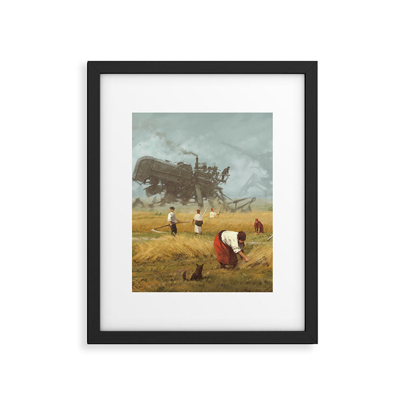 1920 - advanced harvest Framed Art Print Gallery Image 4