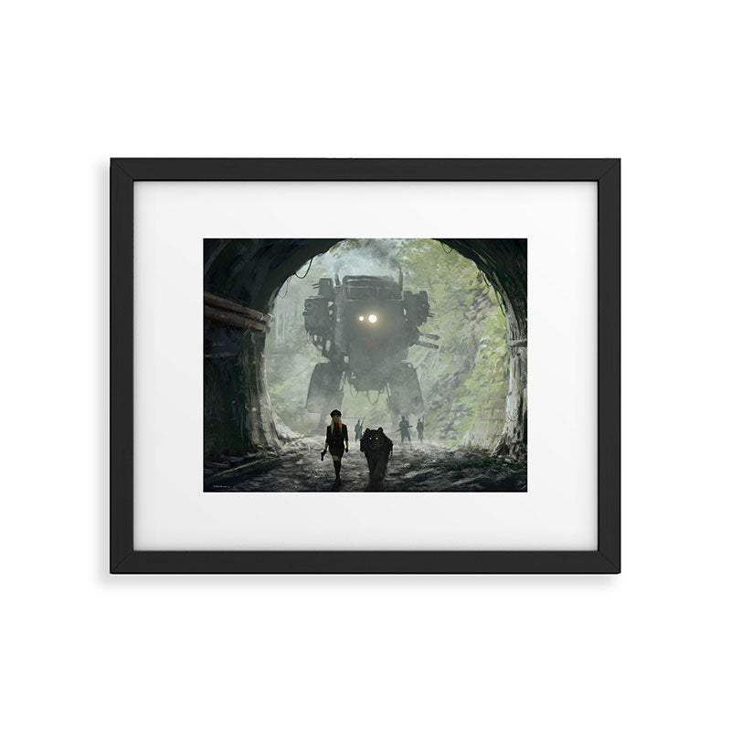 1920 - secret facility Framed Art Print