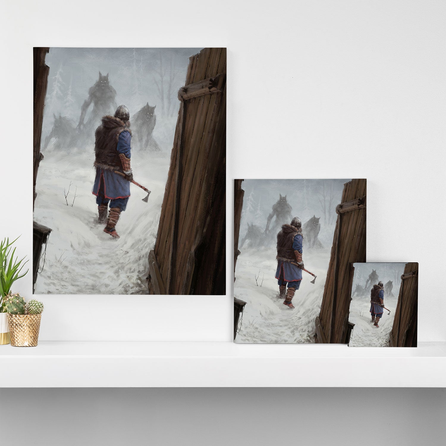 Knock, Knock. Canvas Print Gallery Image 3