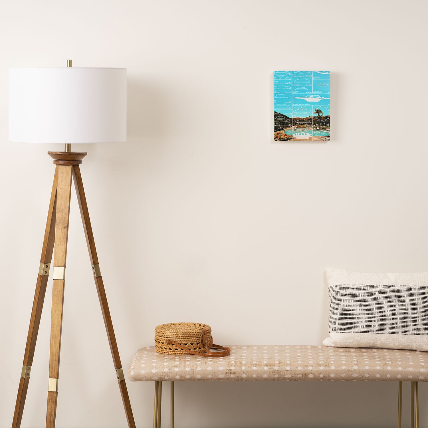 60s UFO sightings Canvas Print Gallery Image 2