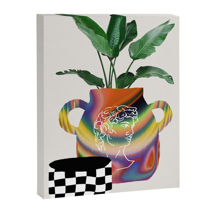 A house plant / Still life Canvas Print Gallery Image 1