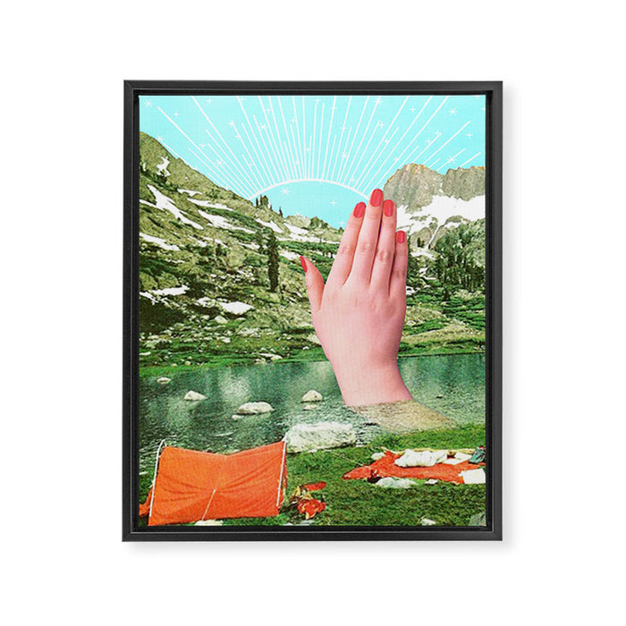 A strange dream Framed Canvas Print Gallery Image 1