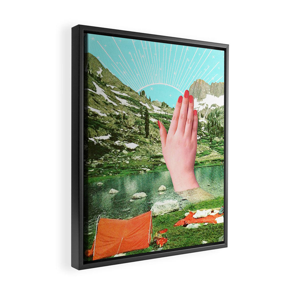 A strange dream Framed Canvas Print Gallery Image 2