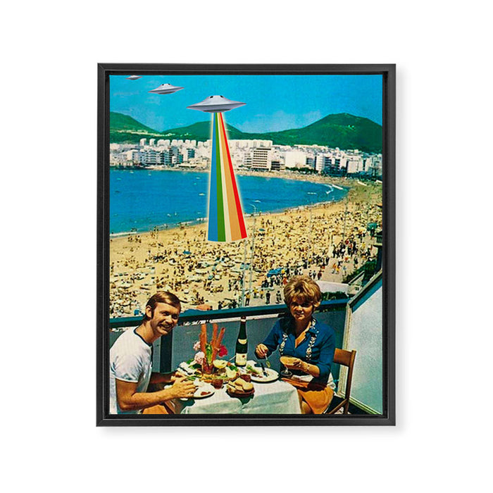 A Summer Vacation Framed Canvas Print Gallery Image 1