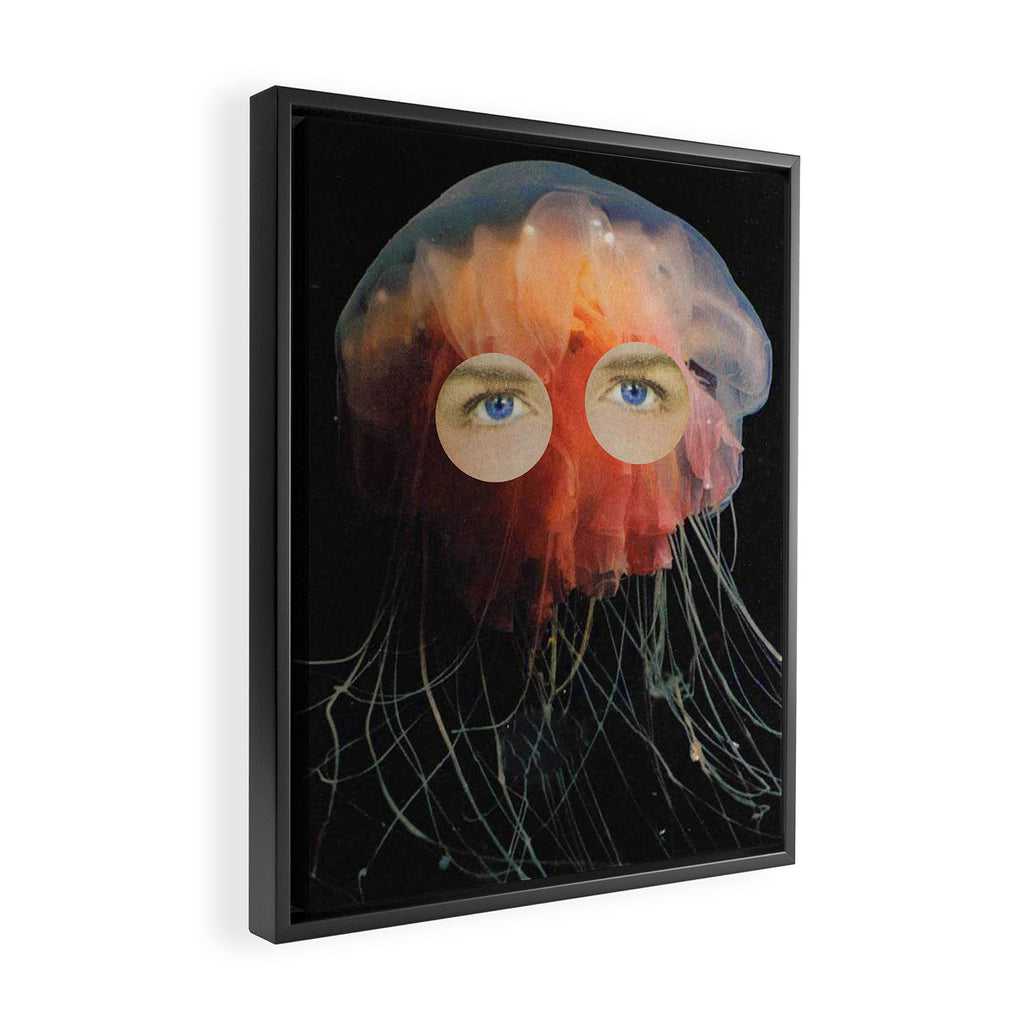 A (very) Jelly Fish Framed Canvas Print Gallery Image 2