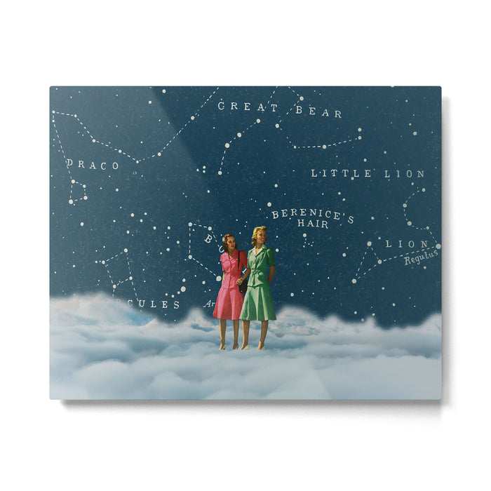 A walk in the Clouds // On Friendship Metal Print Gallery Image 1