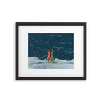 A walk in the Clouds // On Friendship Framed Art Print Gallery Image 5