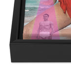Abductions on the Beach Framed Canvas Print Gallery Image 3