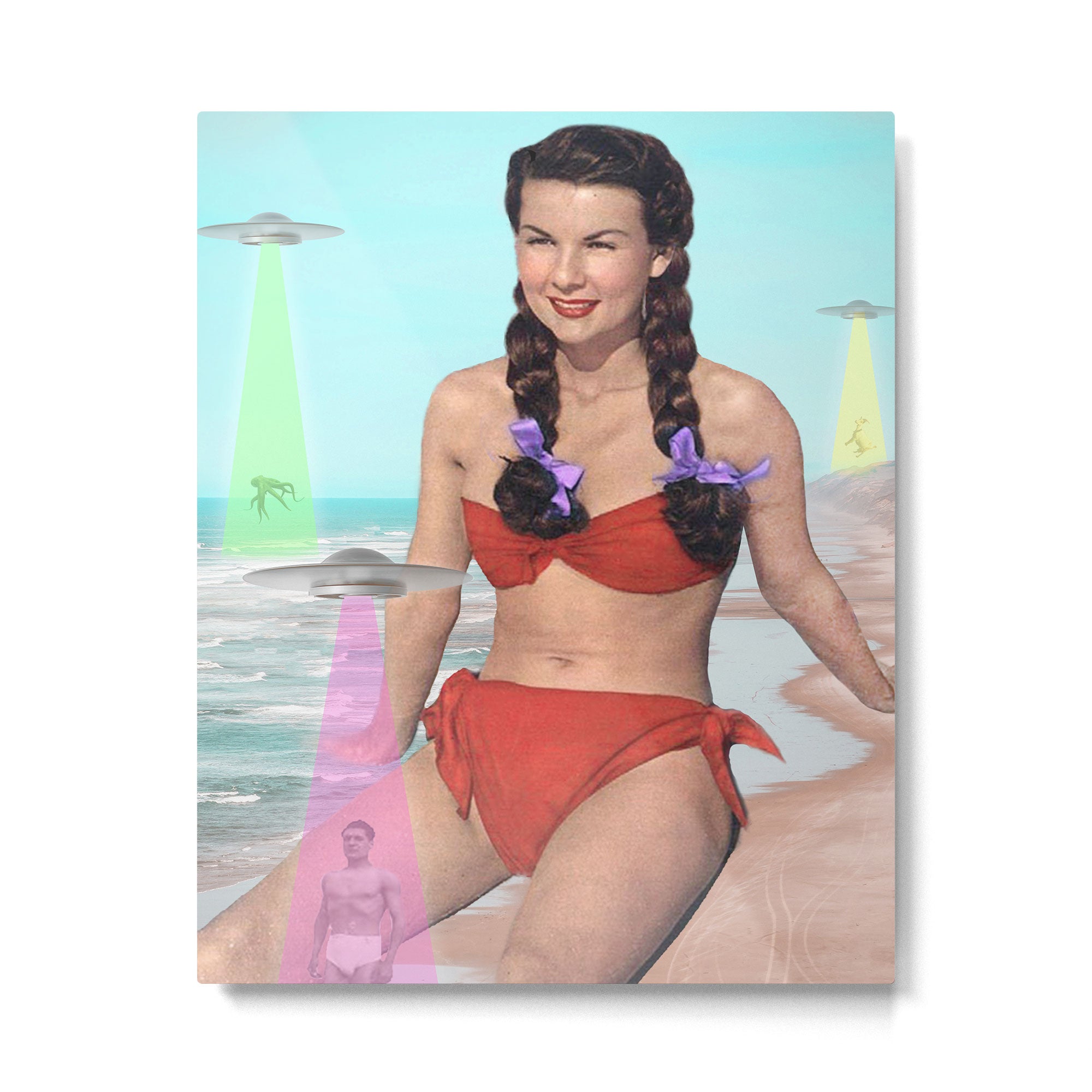 Abductions on the Beach Metal Print Gallery Image 6