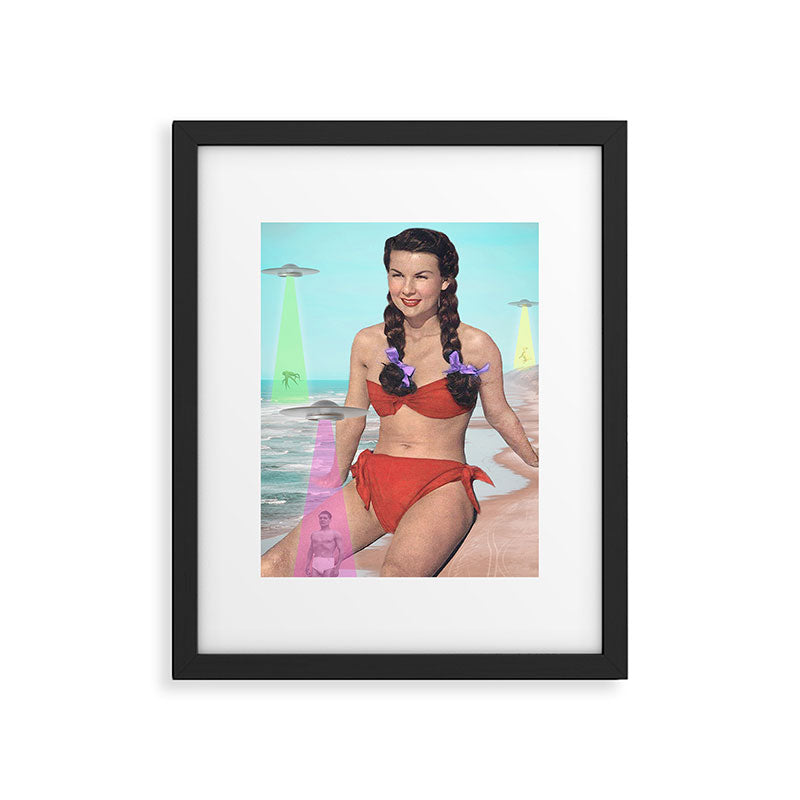 Abductions on the Beach Framed Art Print Gallery Image 6
