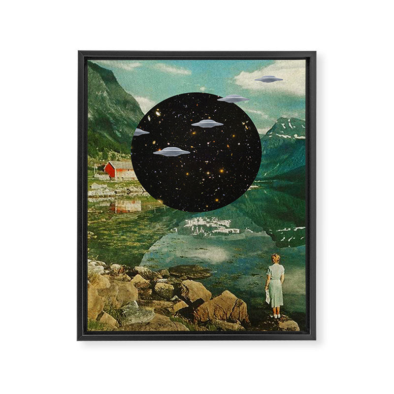 Alien Escapade Framed Canvas Print Gallery Image 6