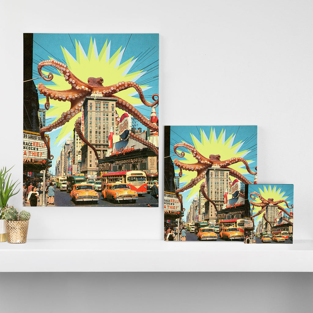 Attack of the Octopus Canvas Print Gallery Image 3