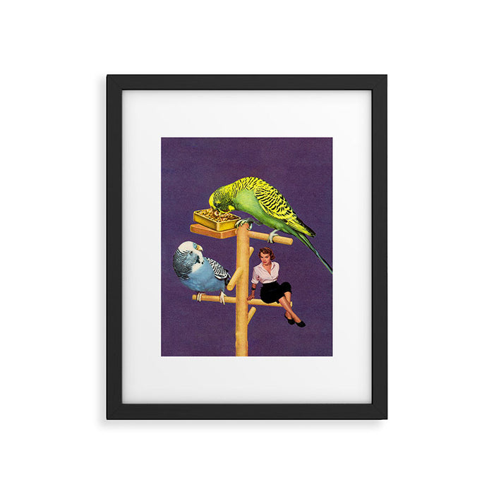 Birdie Framed Art Print Gallery Image 1