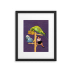 Birdie Framed Art Print Gallery Image 4