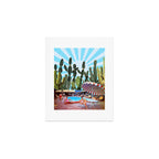Cactus Inn Art Print Gallery Image 1
