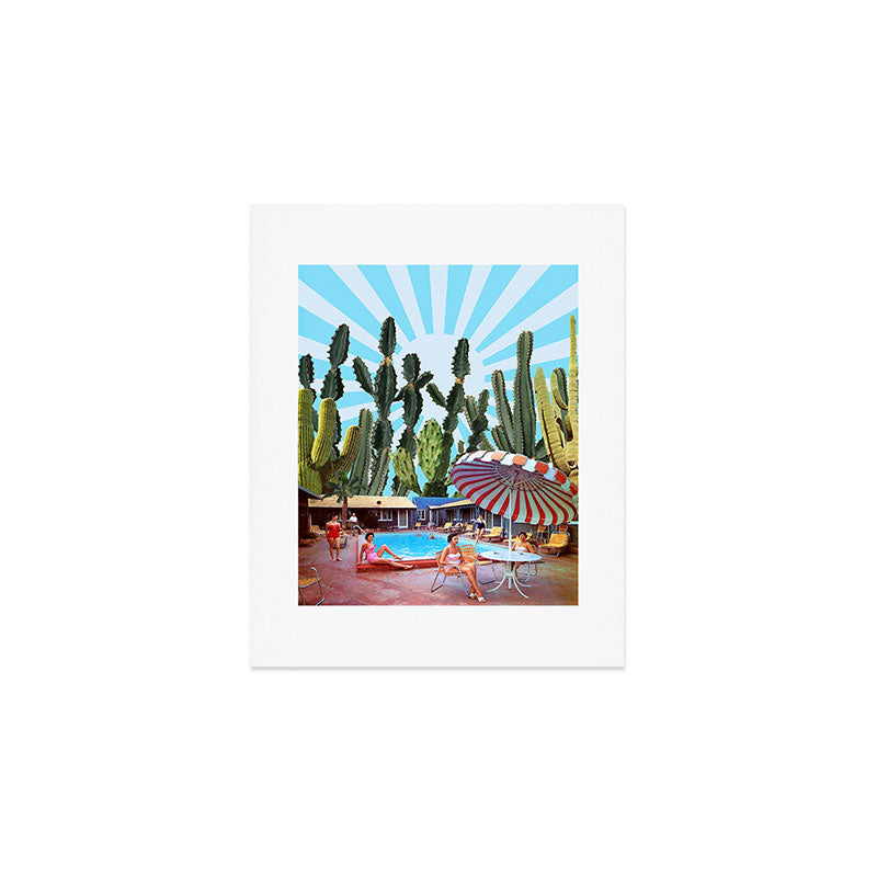 Cactus Inn Art Print Gallery Image 1
