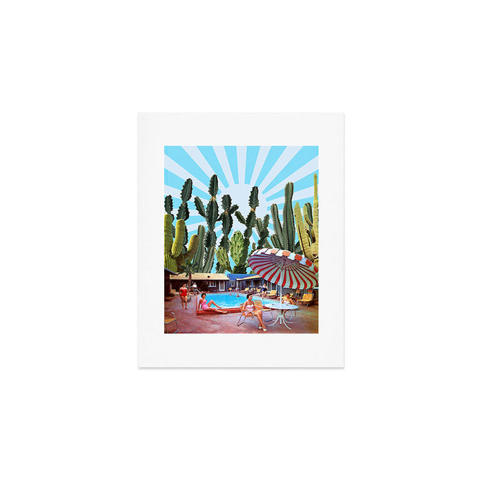 Cactus Inn Art Print Gallery Image 1