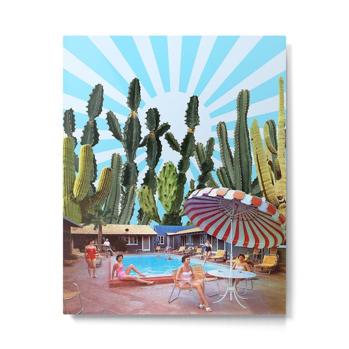 Cactus Inn Metal Print Gallery Image 1