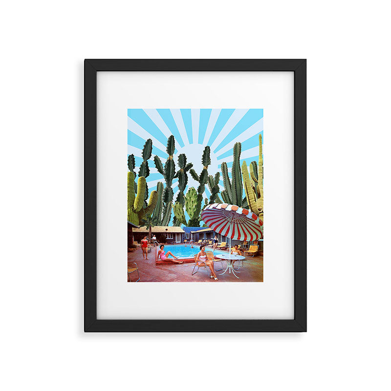 Cactus Inn Framed Art Print Gallery Image 4