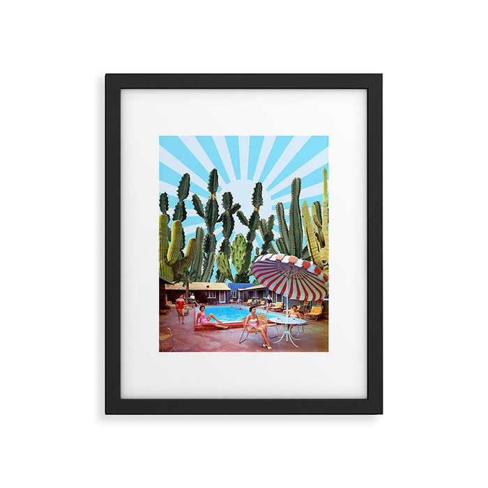 Cactus Inn Framed Art Print Gallery Image 1