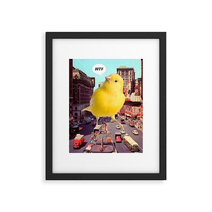 Canary in the City Framed Art Print Gallery Image 1