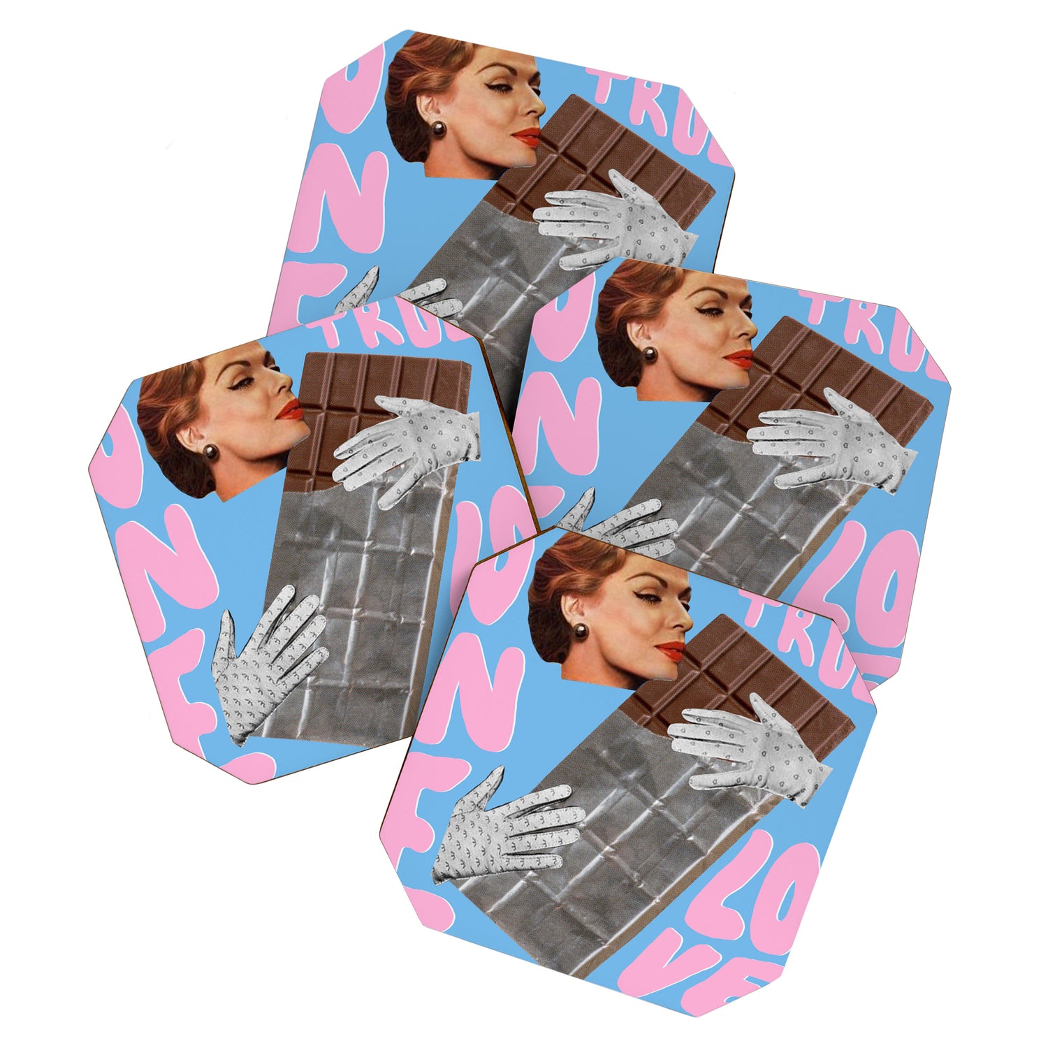 Chocolate love Coaster Gallery Image 1