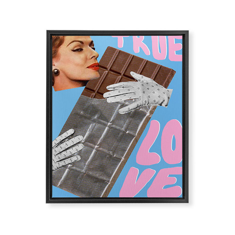 Chocolate love Framed Canvas Print Gallery Image 8