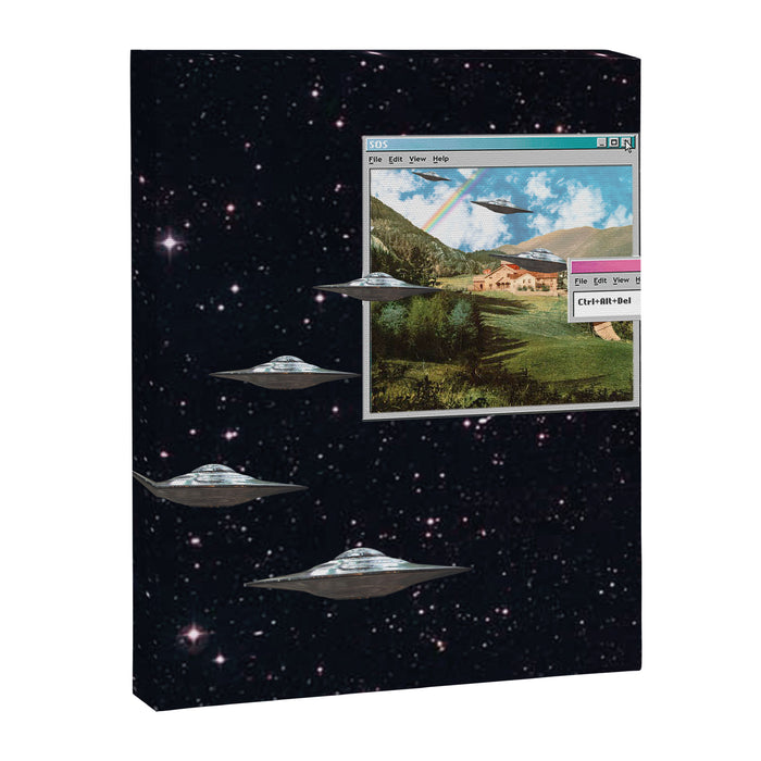 Ctrl+Alt+Del // Returning UFOs Canvas Print Gallery Image 1