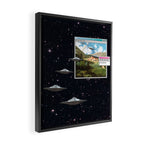 Ctrl+Alt+Del // Returning UFOs Framed Canvas Print Gallery Image 2