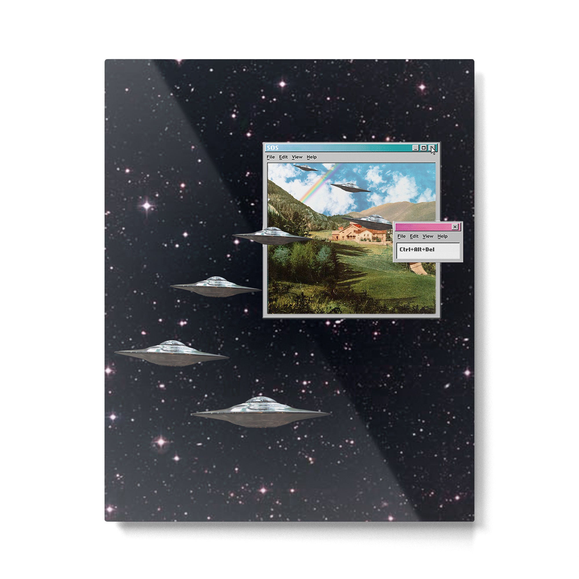 Ctrl+Alt+Del // Returning UFOs Metal Print Gallery Image 4