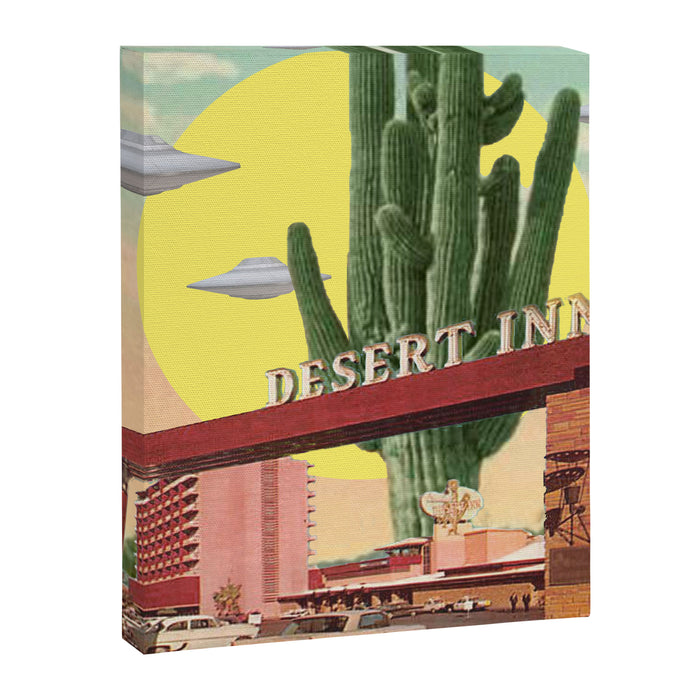 Desert Inn (Square) Canvas Print Gallery Image 1