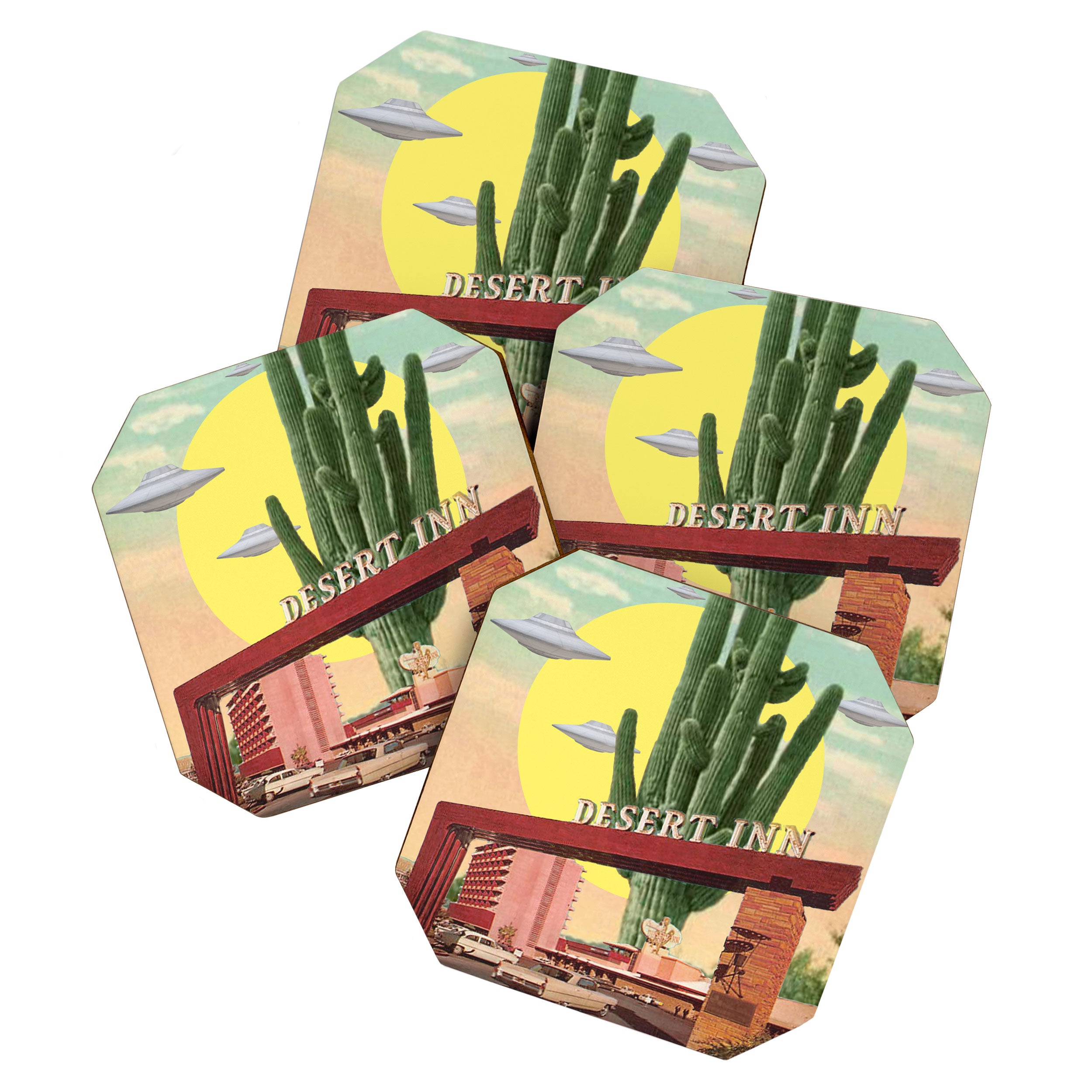 Desert Inn (Square) Coaster Gallery Image 1