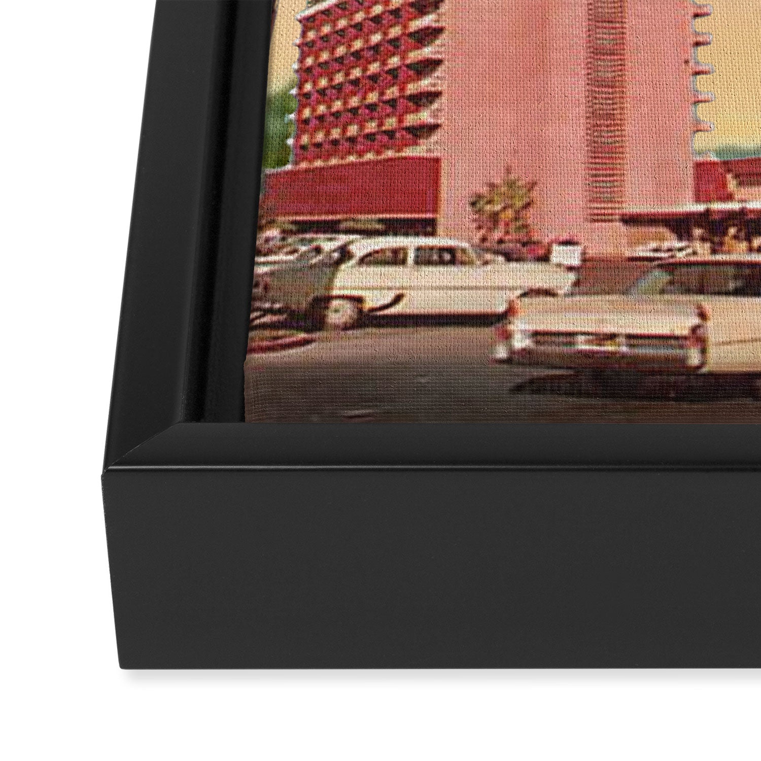 Desert Inn (Square) Framed Canvas Print Gallery Image 3