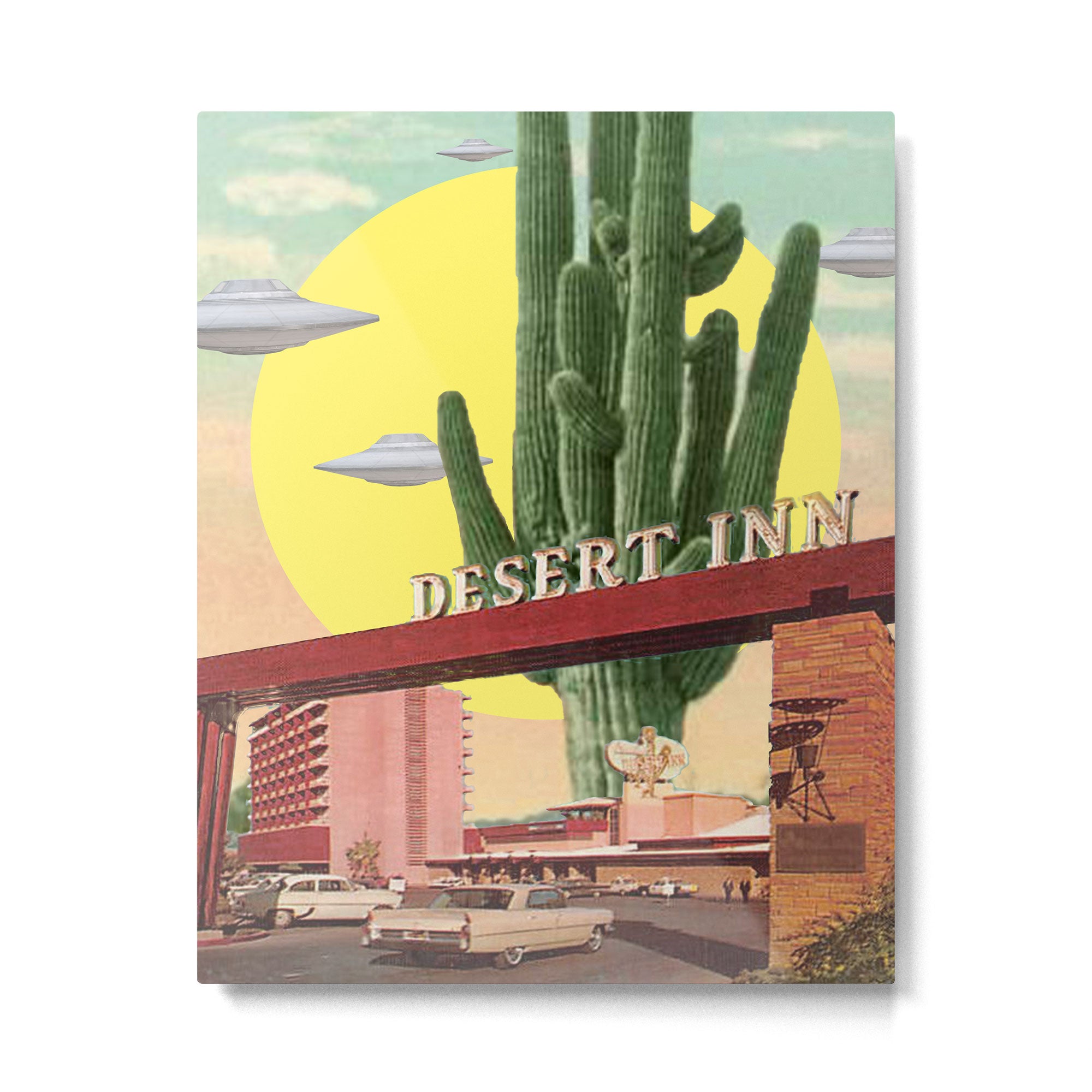 Desert Inn (Square) Metal Print Gallery Image 6