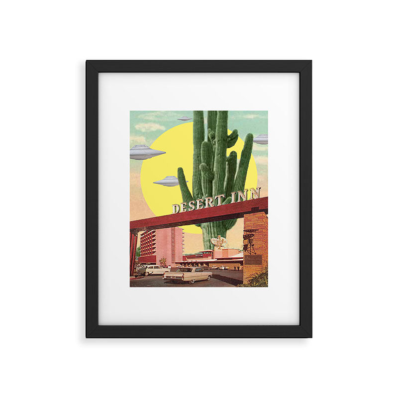 Desert Inn (Square) Framed Art Print Gallery Image 4