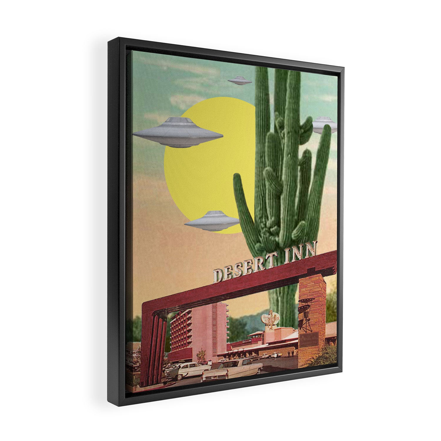 Desert Inn (UFO) Framed Canvas Print Gallery Image 2