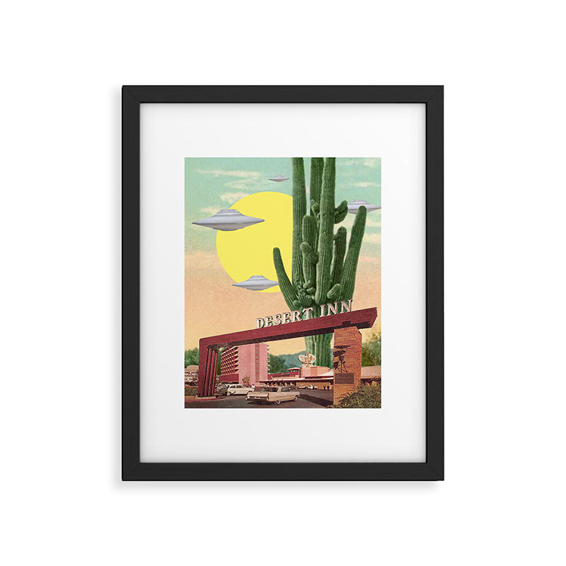 Desert Inn (UFO) Framed Art Print Gallery Image 4