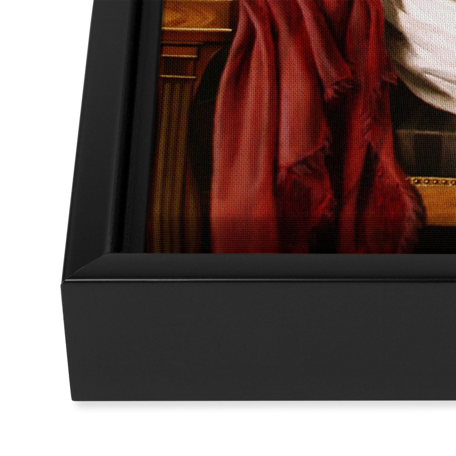 Discohead Framed Canvas Print Gallery Image 3