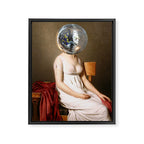 Discohead Framed Canvas Print Gallery Image 6