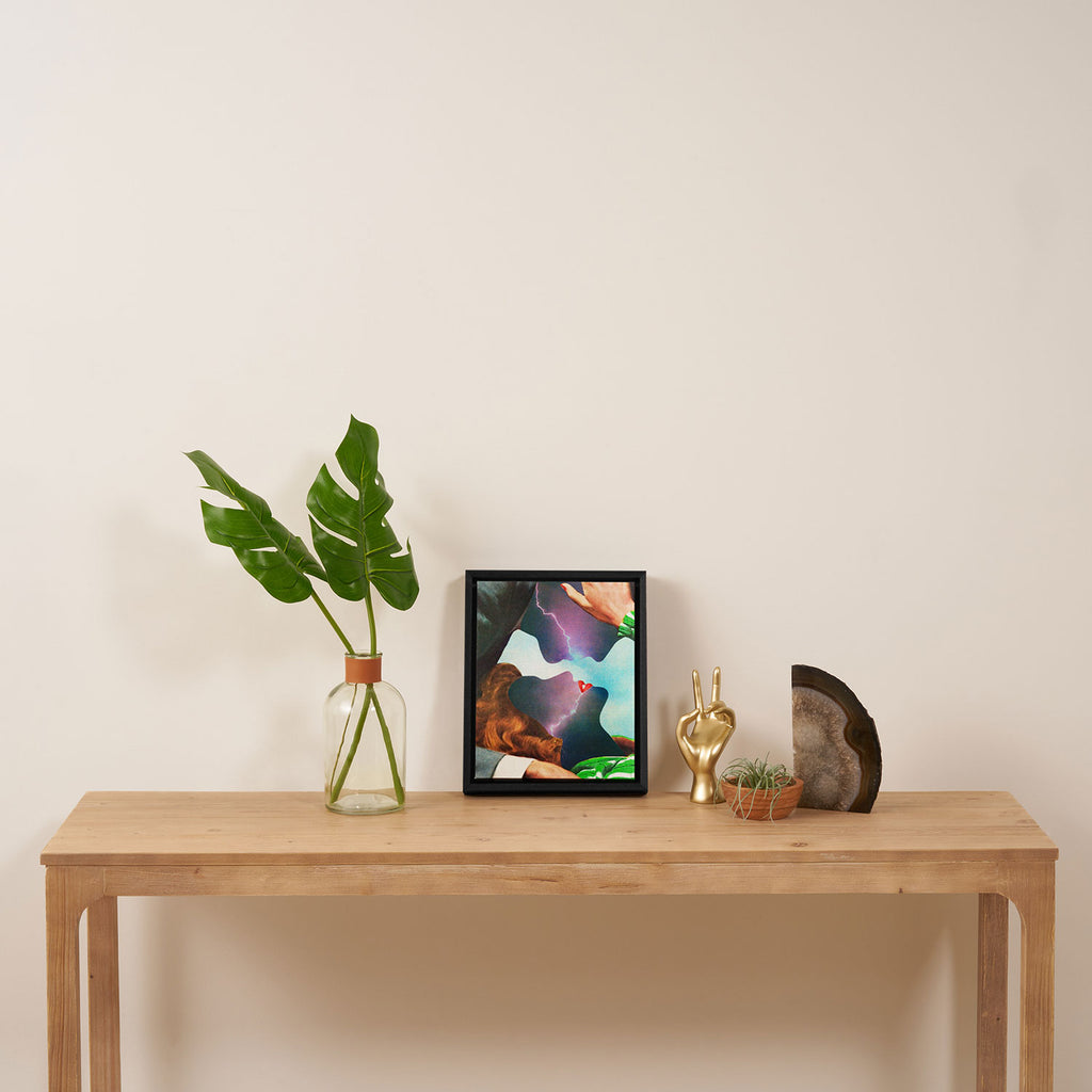 Electric Love Framed Canvas Print Gallery Image 4