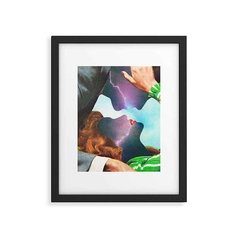 Electric Love Framed Art Print Gallery Image 5