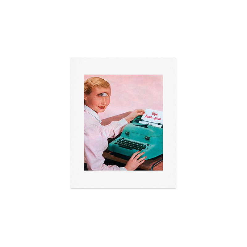 Eye love you Art Print Gallery Image 1