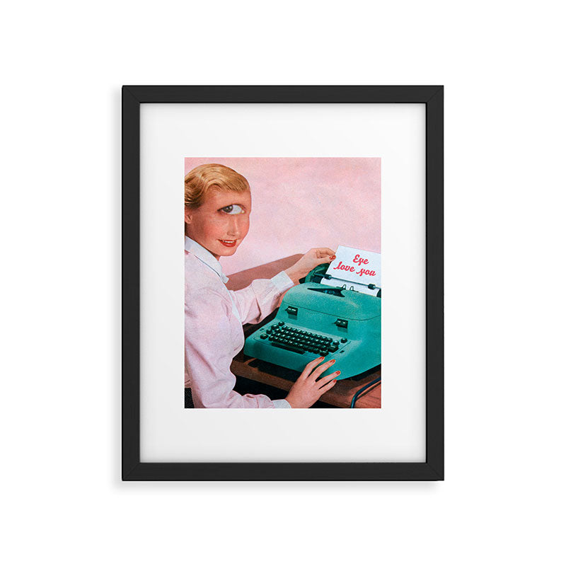 Eye love you Framed Art Print Gallery Image 6