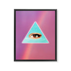 Eye see you Framed Canvas Print Gallery Image 8