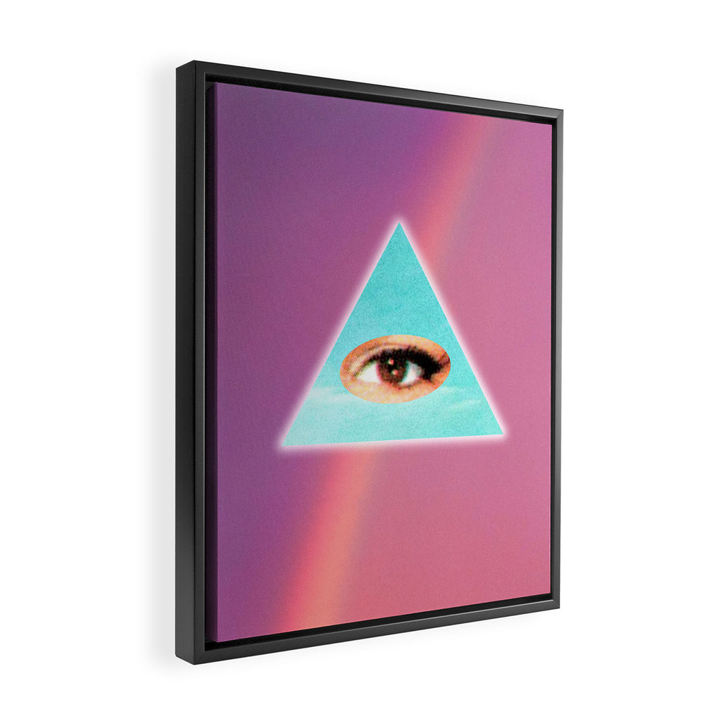 Eye see you Framed Canvas Print Gallery Image 2