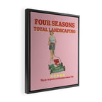Four Seasons Total Landscaping (Pink) Framed Canvas Print Gallery Image 2