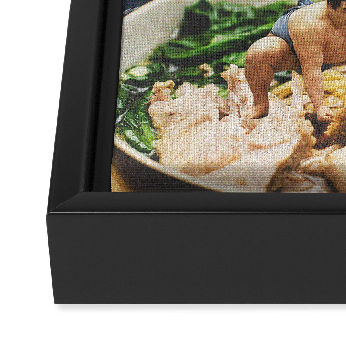 Fuji, Sumo, Ramen // Japan Love Framed Canvas Print Gallery Image 3