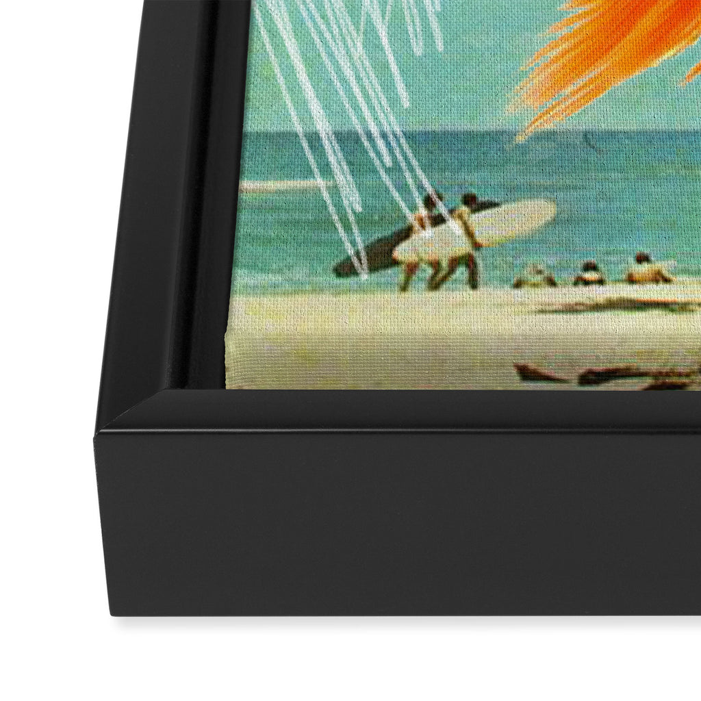 Goodbye Summer Framed Canvas Print Gallery Image 3