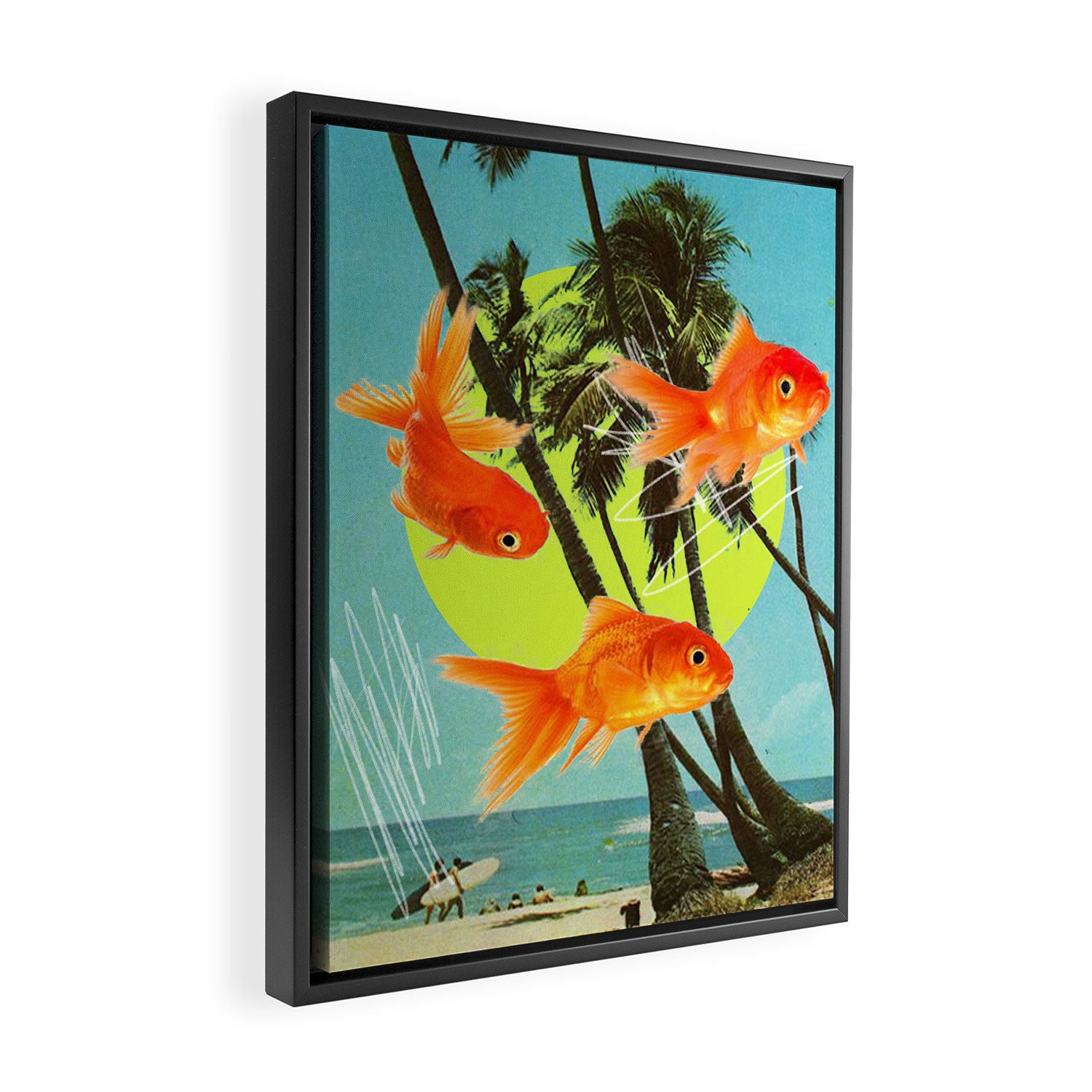 Goodbye Summer Framed Canvas Print Gallery Image 2