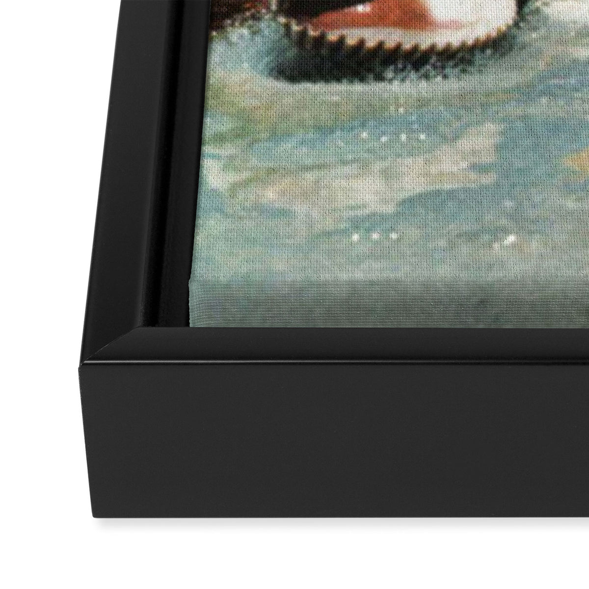 Greetings from Seashells! Framed Canvas Print Gallery Image 3